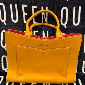 Sassy Jones Vibrant Yellow Tote